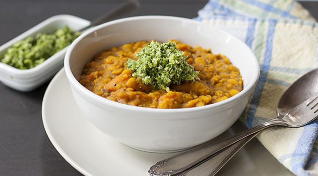 Dal with Delicate Green Chutney | Joy of Yum